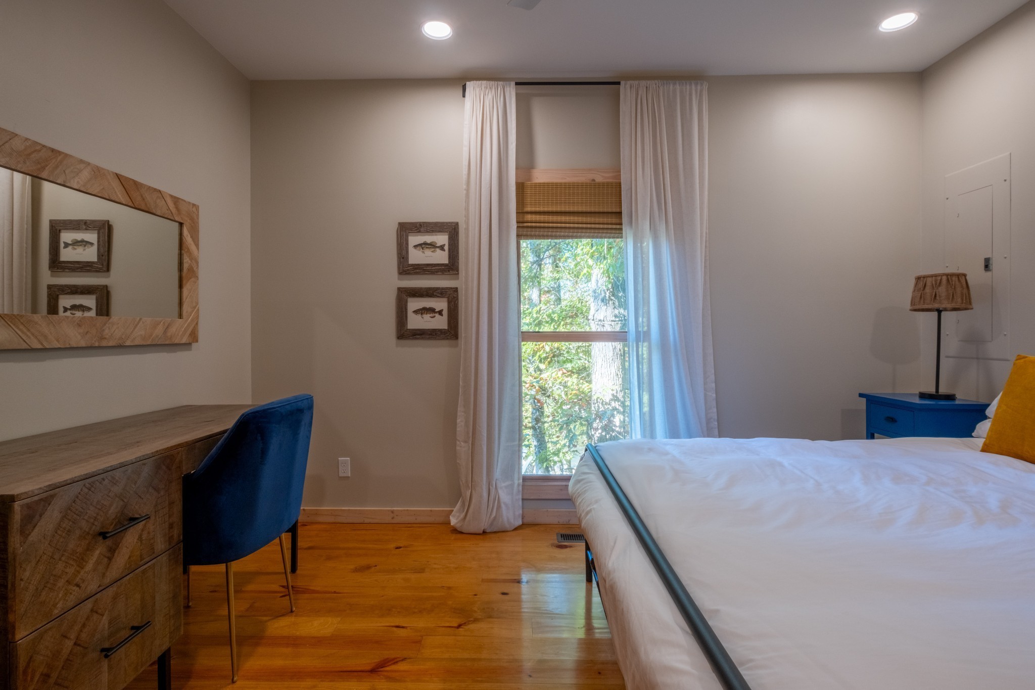 170 Warriors Path Road Summertown, TN 38483 - Photo 38 of 69 a bedroom with a bed and a table