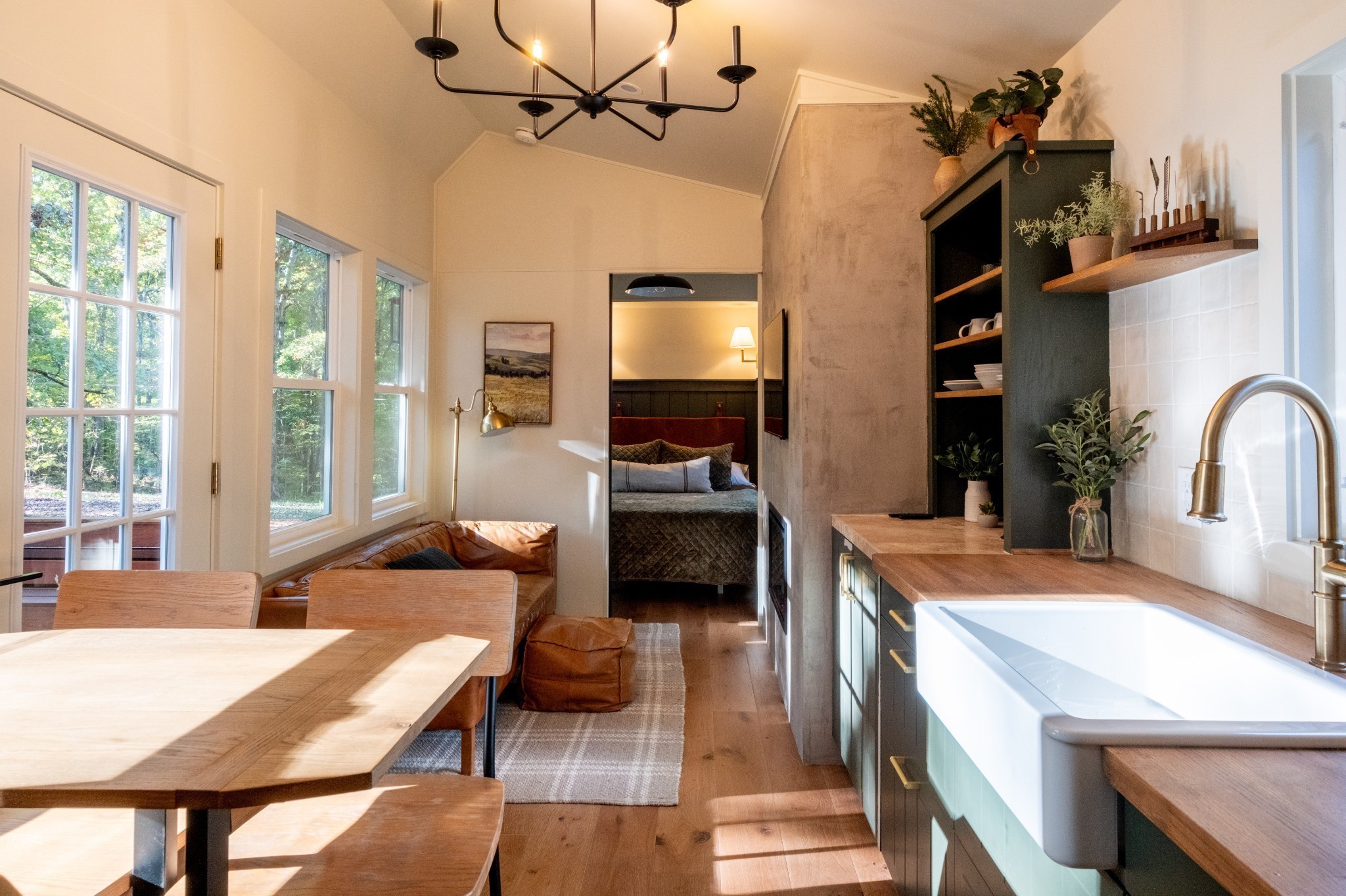 170 Warriors Path Road Summertown, TN 38483 - Photo 52 of 69 a kitchen with a stove a sink and a refrigerator