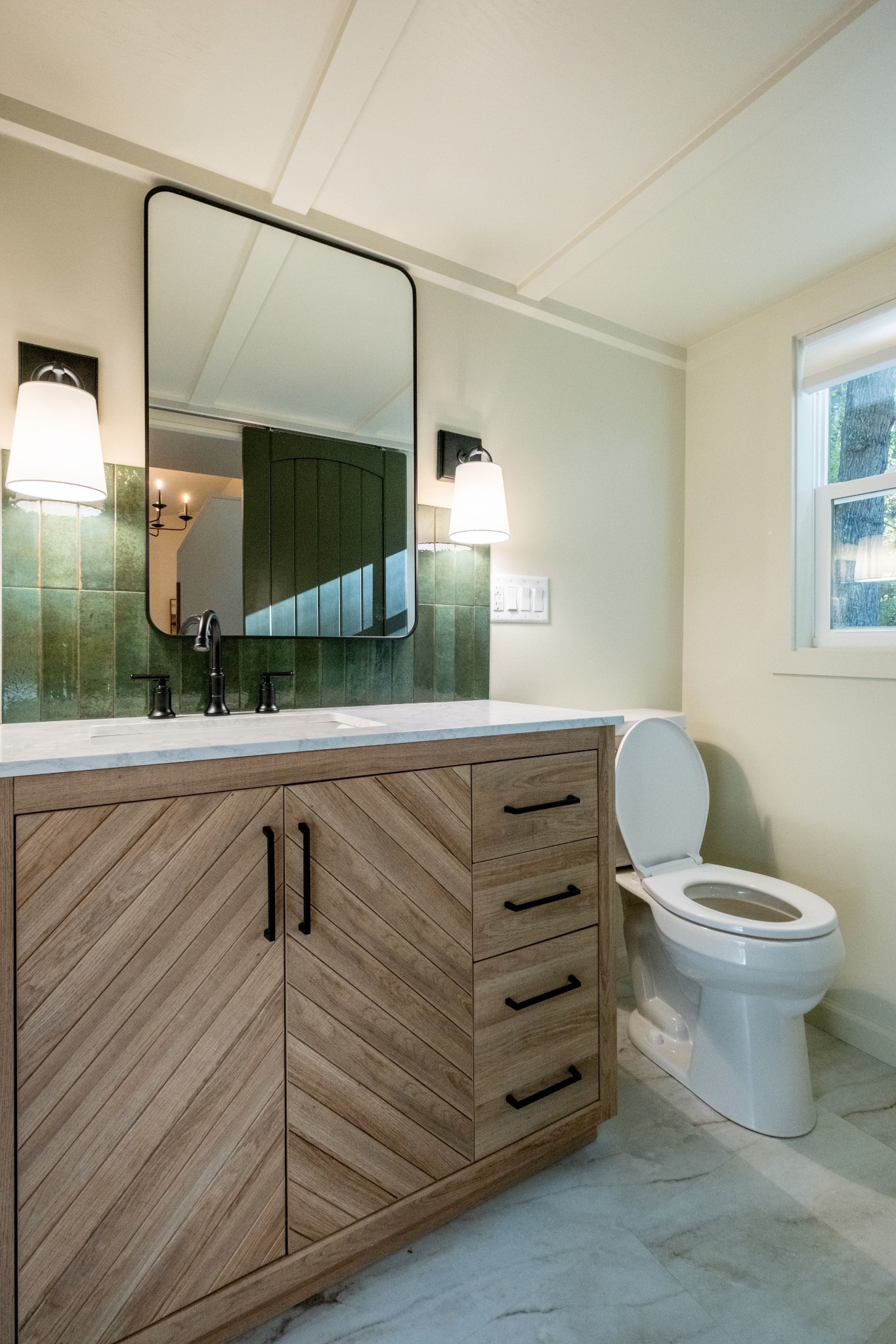 170 Warriors Path Road Summertown, TN 38483 - Photo 56 of 69 a bathroom with a toilet a sink and mirror