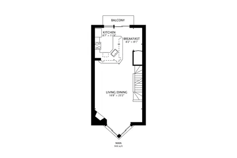 $825,000 | 320 North Clinton Street, Unit D, Chicago, IL 60661