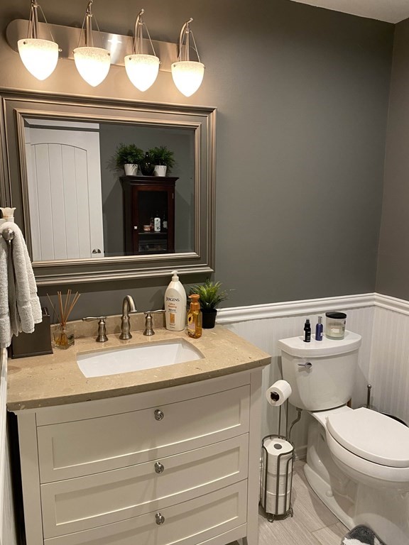 16 Bacon Road Framingham, MA 01701 - Photo 19 of 30 a bathroom with a sink and a toilet