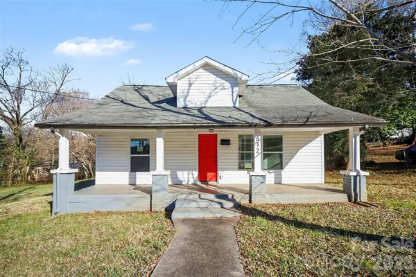 front view of a house with a porch