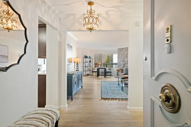 a view of living room and kitchen with furniture