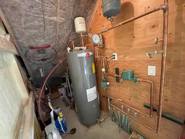 a view of storage and utility room