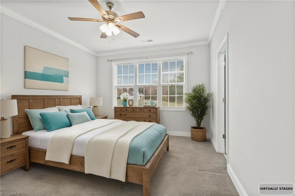 164 Mc Cullough Road Mocksville, NC 27028 - Photo 32 of 43 Staged Primary Bedroom