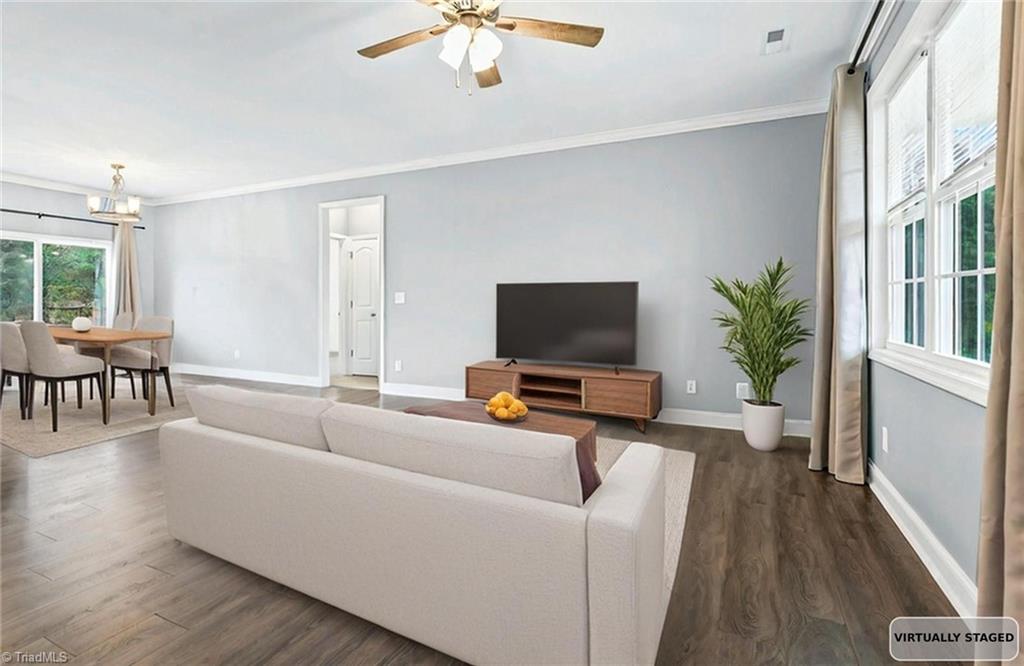 164 Mc Cullough Road Mocksville, NC 27028 - Photo 10 of 43 Virtually Staged Living Room