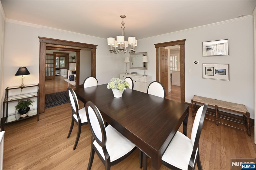 18 Tonawanda Road Glen Rock, NJ 07452 - Photo 6 of 37 a view of a dining room with furniture and wooden floor