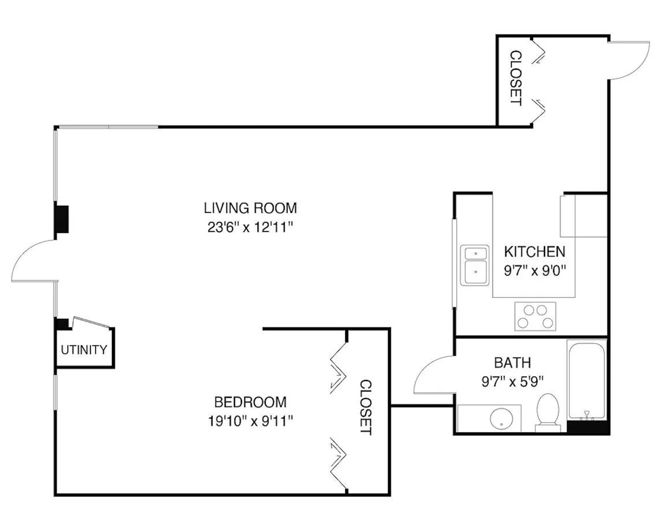 345 North LaSalle Drive, Unit 2505 Chicago, IL 60654 - Photo 10 of 16 a picture of a wall