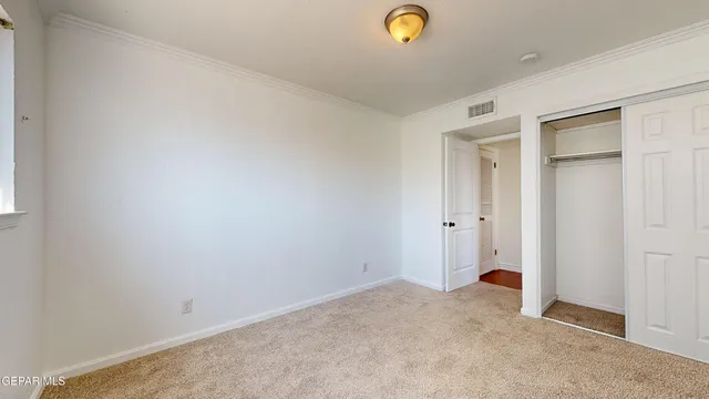 a view of an empty room