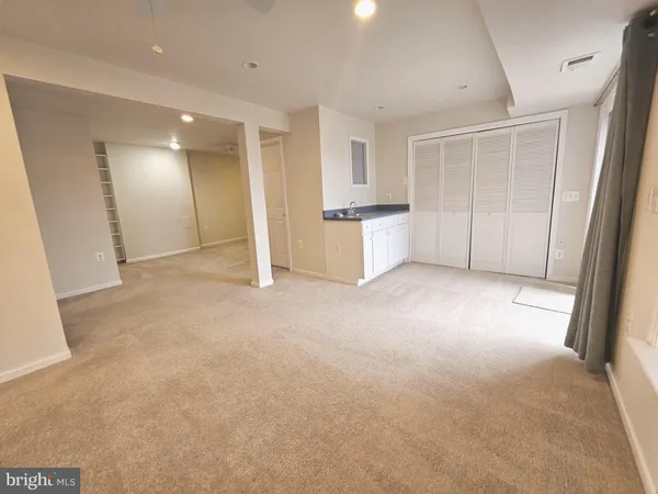 a view of empty room