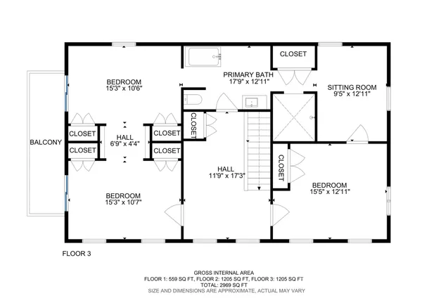 a picture of a floor plan
