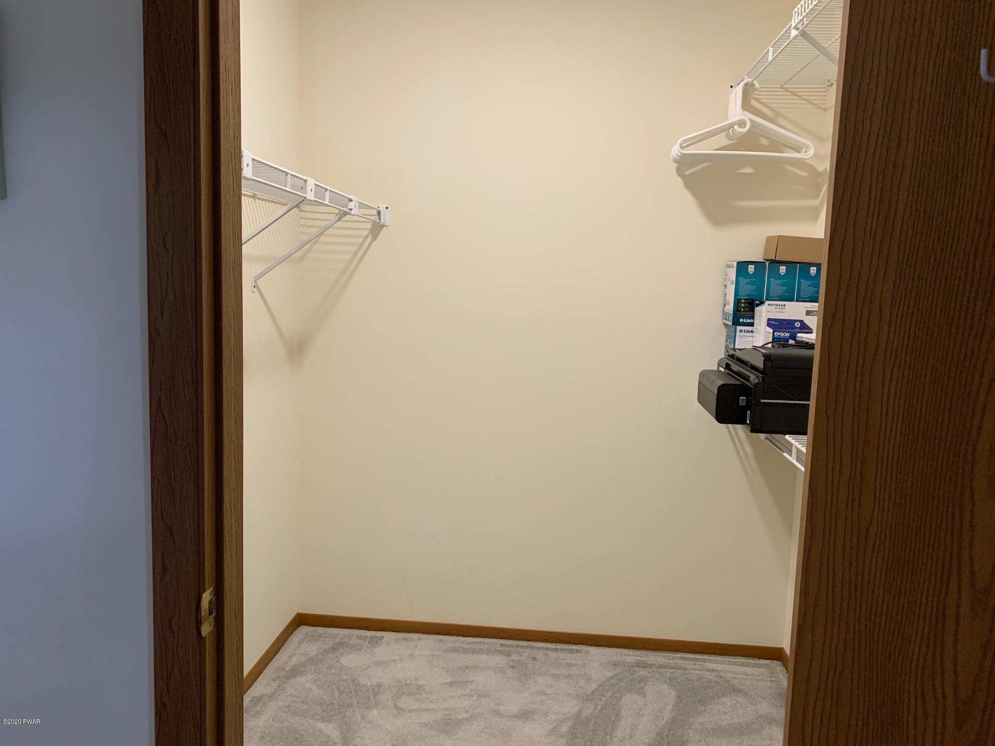 218 Maple Ridge Drive Hawley, PA 18428 - Photo 21 of 46 Large Closet