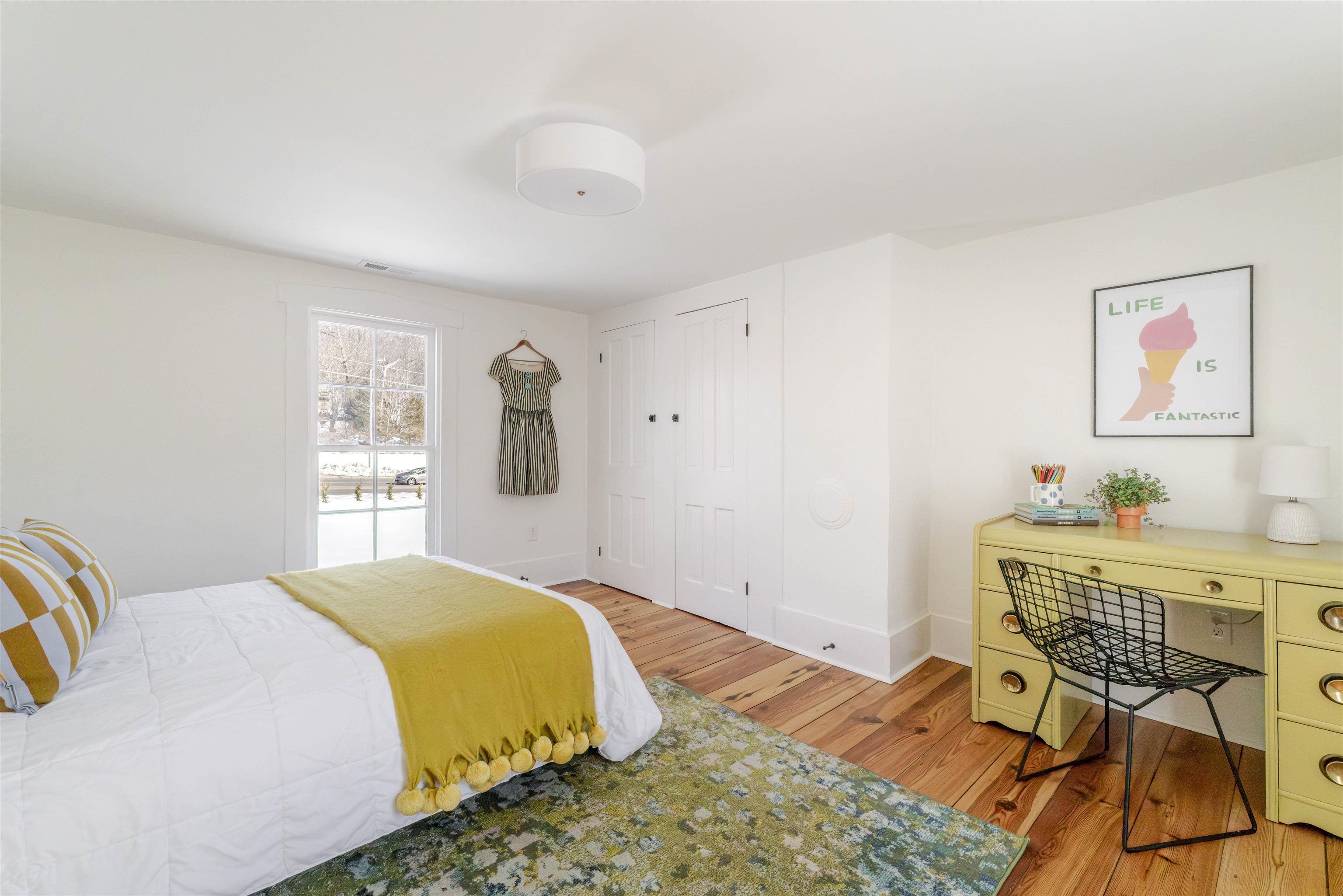 675 Stone Spring Road Harrisonburg, VA 22801 - Photo 26 of 39 a bedroom with a bed and wooden floor
