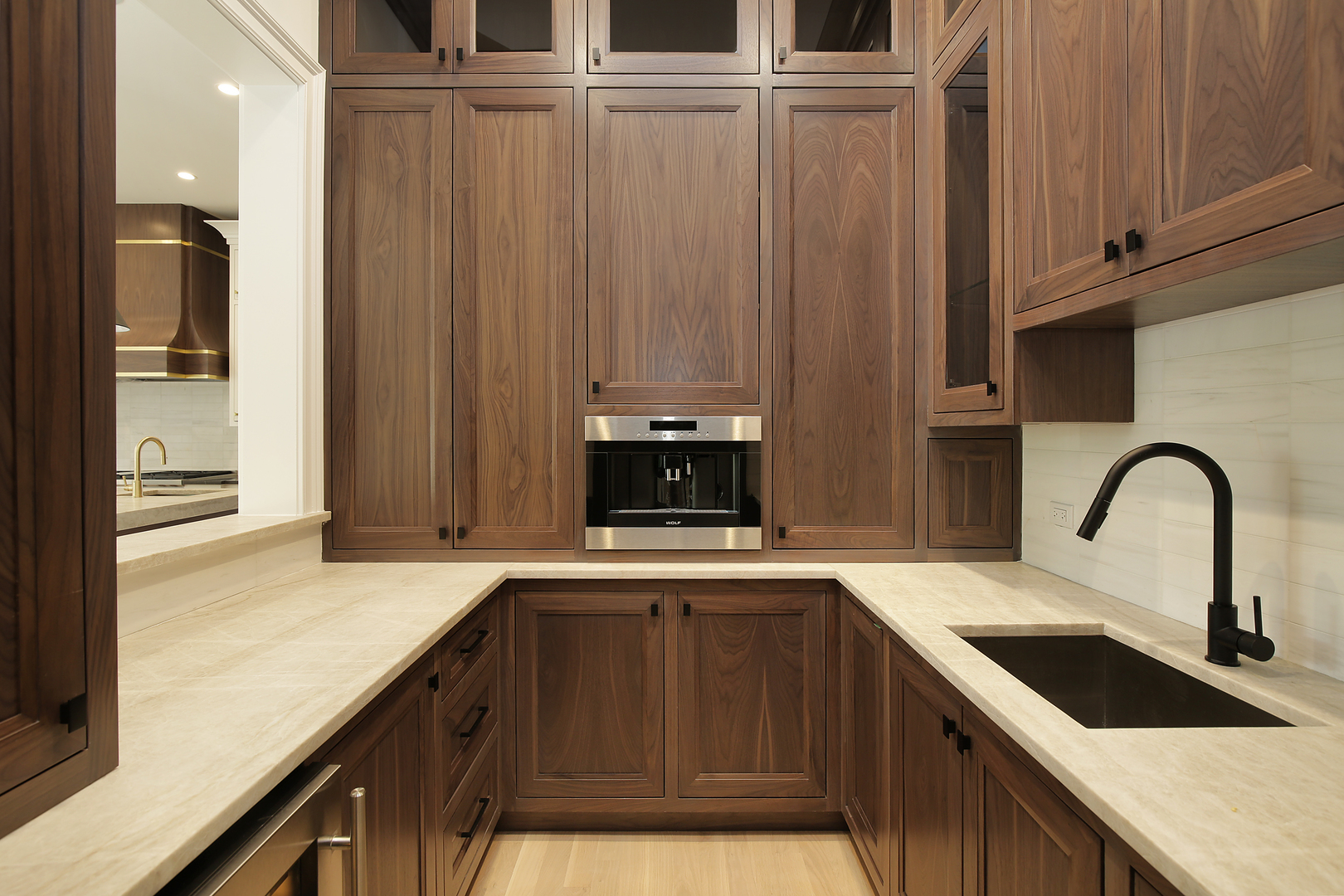 320 Princeton Road Hinsdale, IL 60521 - Photo 12 of 20 a kitchen with granite countertop a sink and cabinets