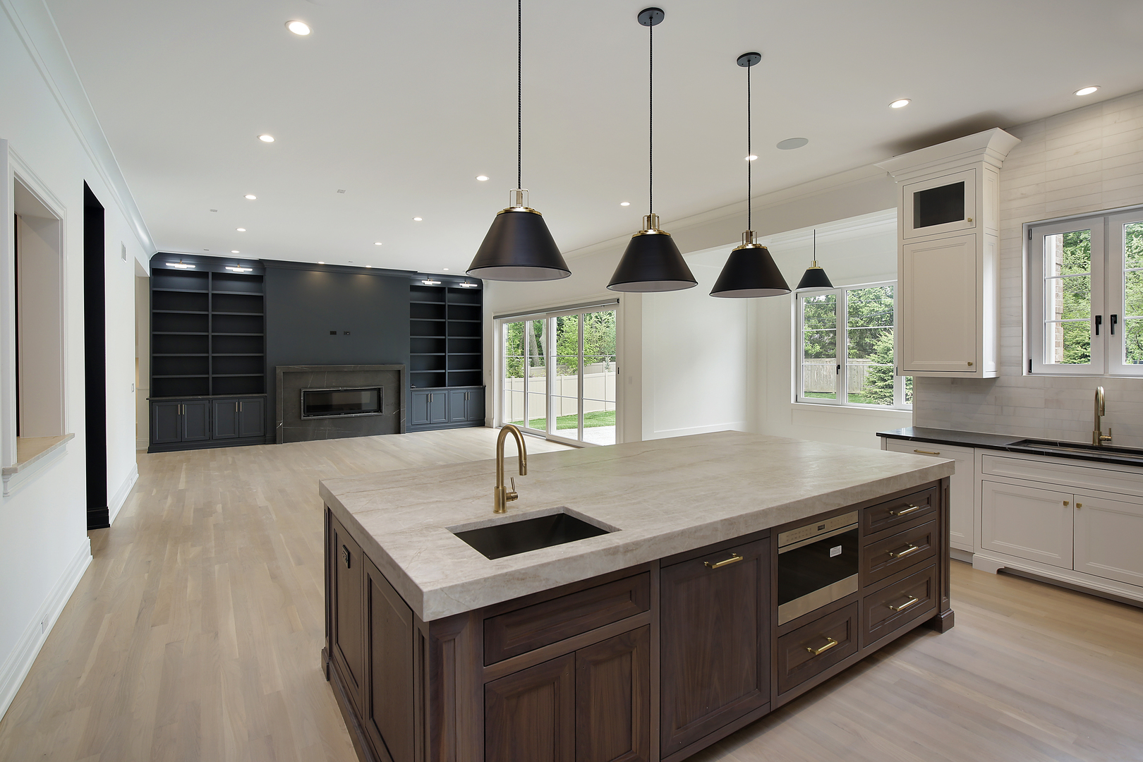 320 Princeton Road Hinsdale, IL 60521 - Photo 6 of 20 a kitchen with stainless steel appliances granite countertop a sink a oven a counter space and cabinets