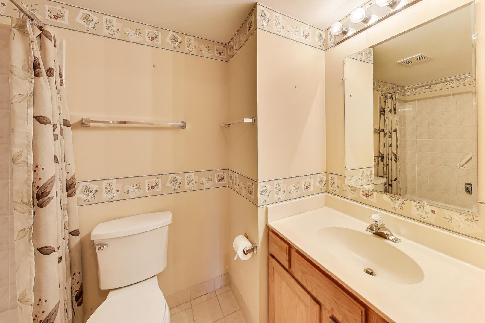 1200 South Prospect Avenue, Unit 108 Elmhurst, IL 60126 - Photo 12 of 19 a bathroom with a sink a toilet and shower
