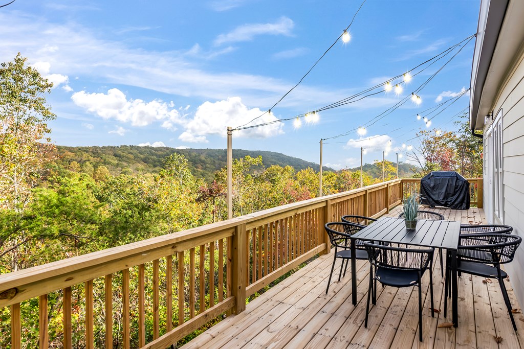 587 Oak Trace East Jasper, GA 30143 - Photo 38 of 47 a view of a balcony with chairs