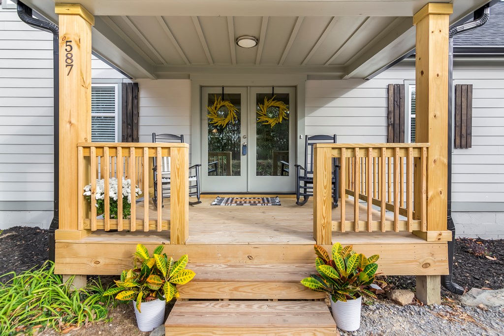 587 Oak Trace East Jasper, GA 30143 - Photo 39 of 47 a view of a entryway door front of house