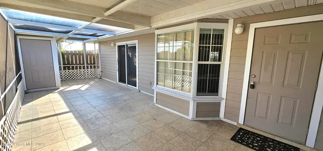 a view of front door