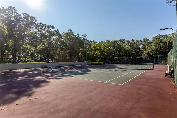 a view of a tennis court