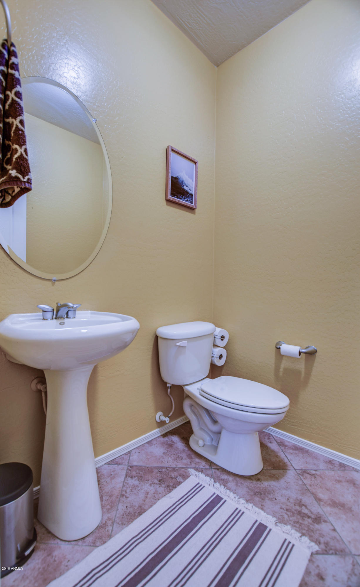 19702 East Thornton Road Queen Creek, AZ 85142 - Photo 26 of 79 a bathroom with a toilet and a mirror