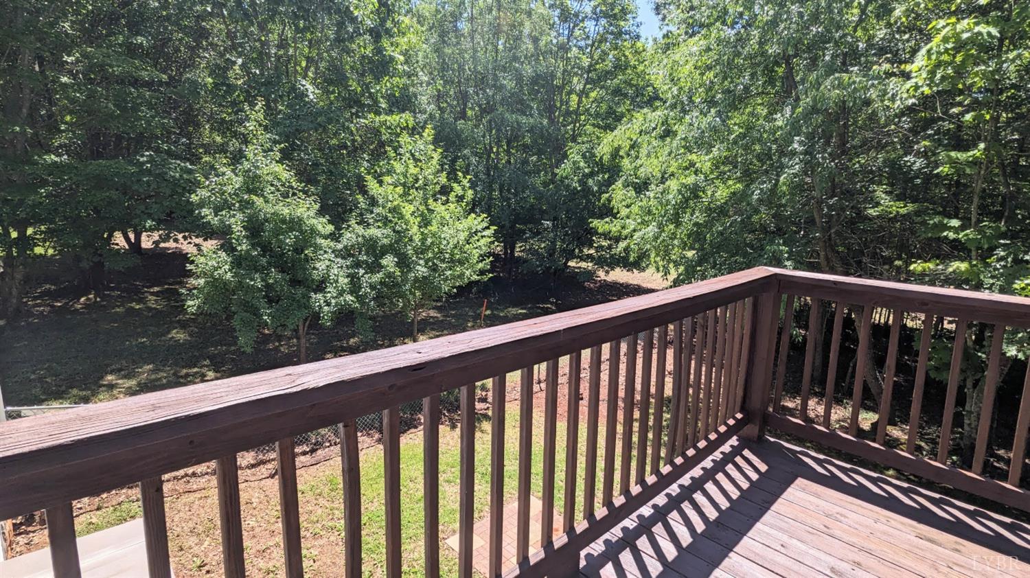 3959 Diamond Hill Road Moneta, VA 24121 - Photo 18 of 50 a view of balcony of wooden floor