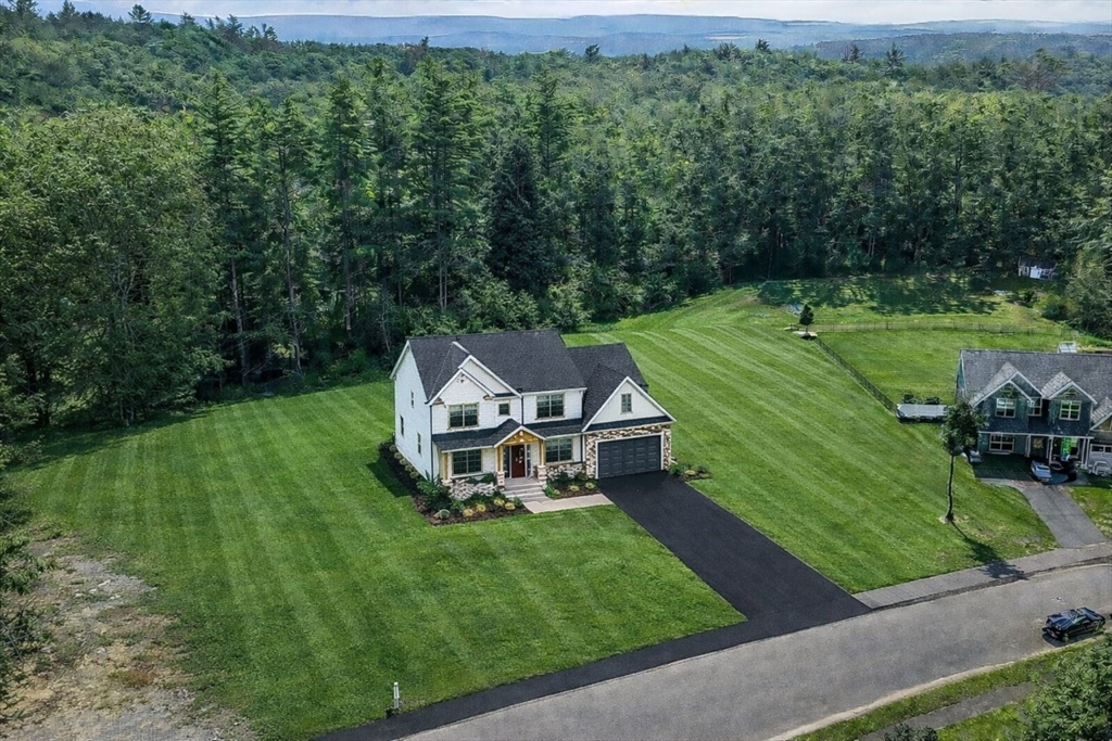 7 Quigley Road Southampton, MA 01073 - Photo 28 of 30 an aerial view of a house with a garden