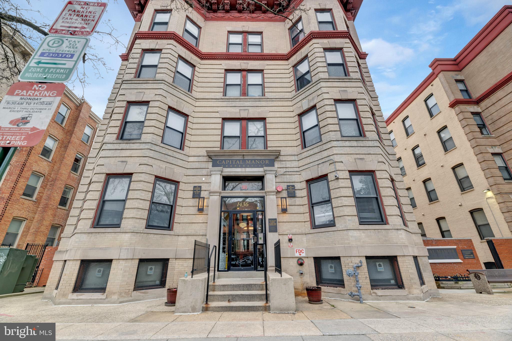 1436 W Street Northwest, Unit 405 Washington, DC 20009 - Photo 1 of 13 front view of a building