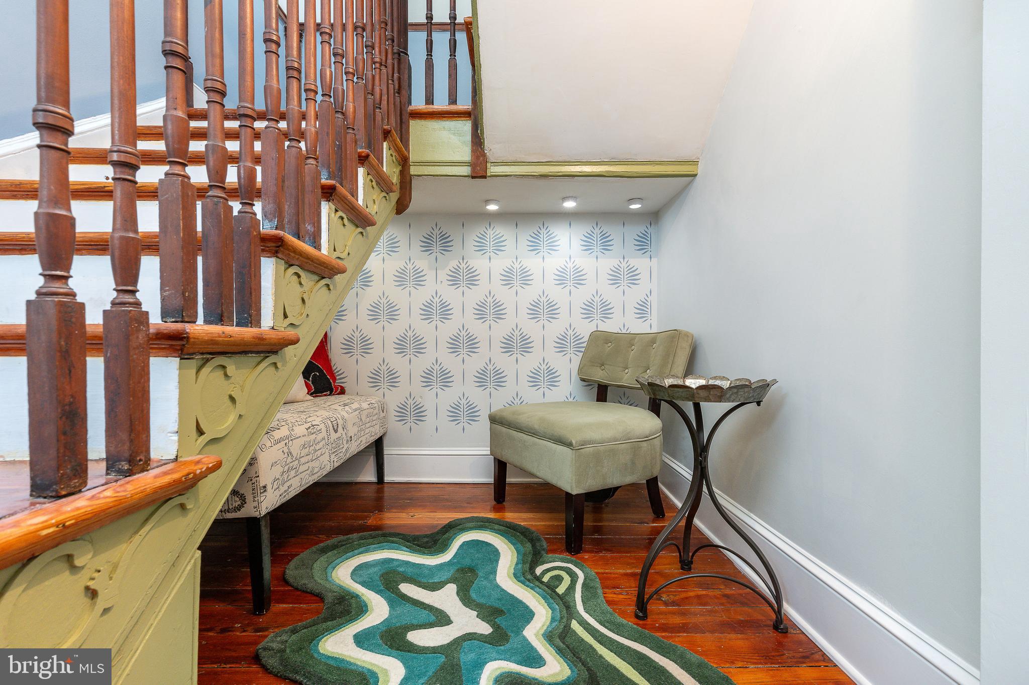 517 Pine Street Philadelphia, PA 19106 - Photo 36 of 63 a balcony with chairs and a potted plant
