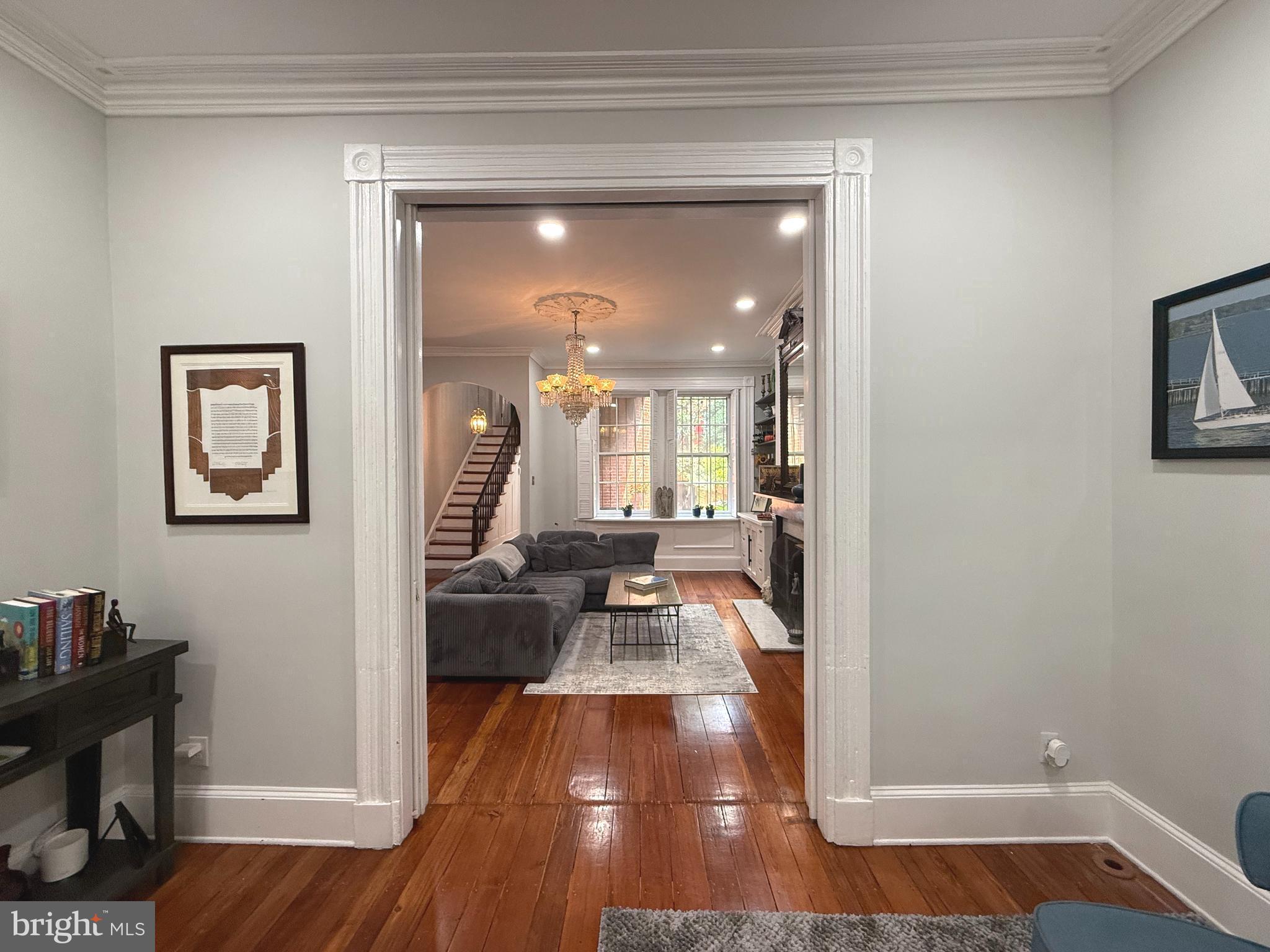517 Pine Street Philadelphia, PA 19106 - Photo 7 of 63 a view of a living room and a wooden floor
