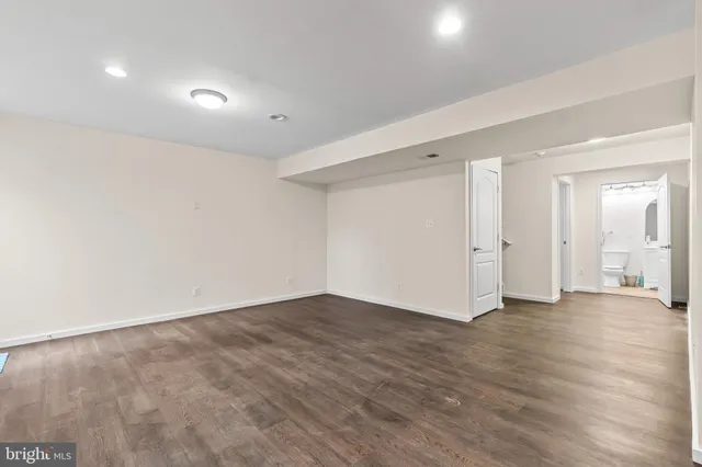 a view of an empty room