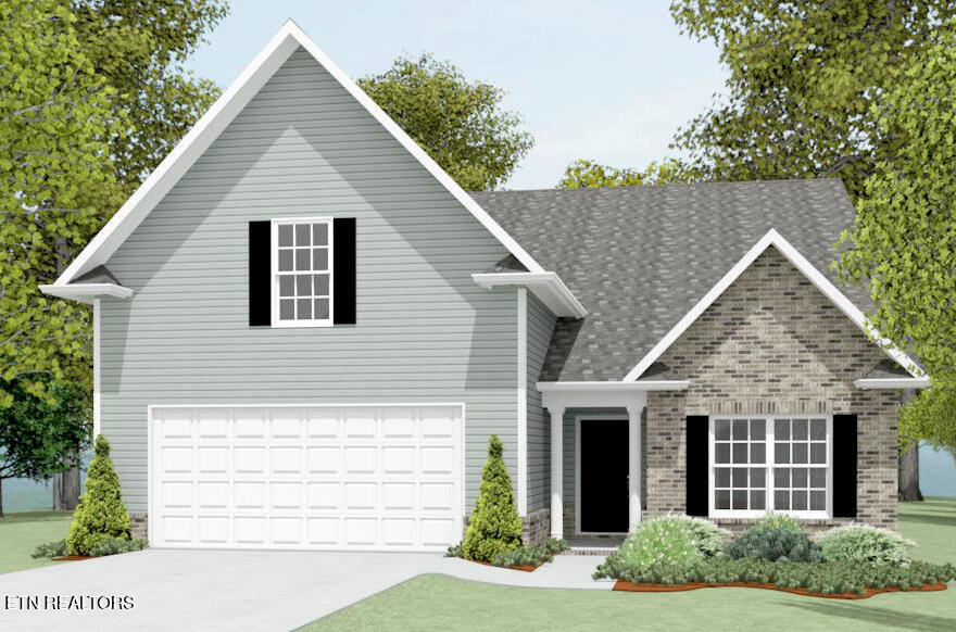 7823 Tree Line Lane Corryton, TN 37721 - Photo 1 of 2 The-Ellery-Front-Rendering