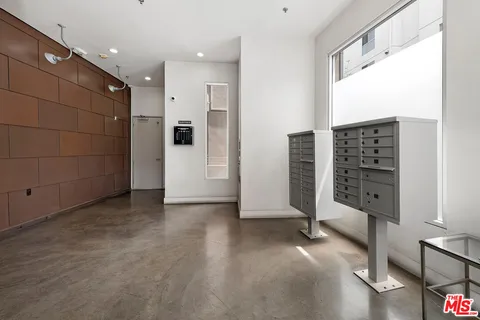 a view of livingroom with the hallway