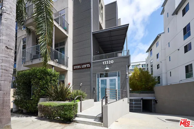 a view of a building with a outdoor space