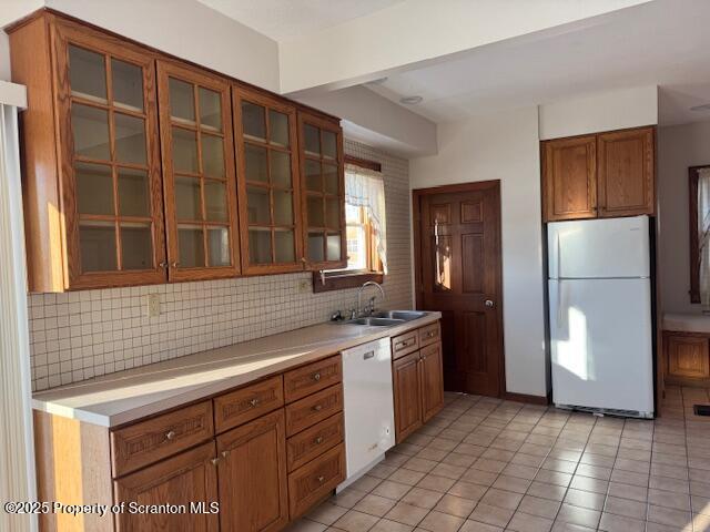 109 Franklin Avenue Tunkhannock, PA 18657 - Photo 6 of 18 a kitchen with a sink a refrigerator and cabinets