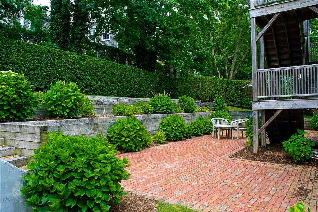 23 West Chester Street, Unit B Nantucket, MA 02554 - Photo 20 of 21 Behind this terraced patio is Coffin Park and the Oldest House.