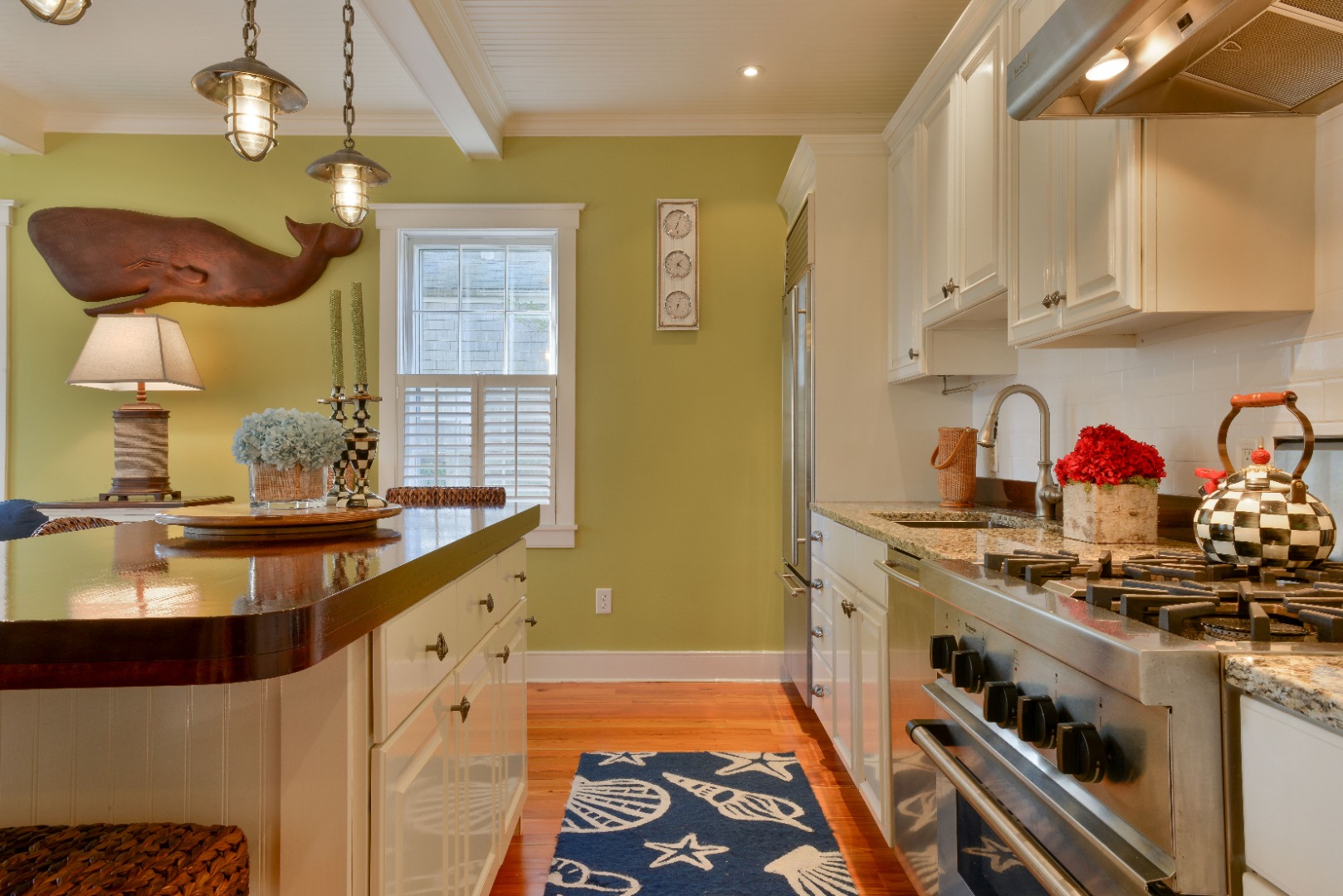 23 West Chester Street, Unit B Nantucket, MA 02554 - Photo 7 of 21 Kitchen with Thermador Professional gas range