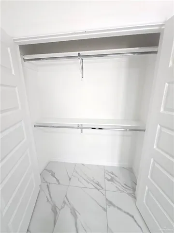 a close view of closet
