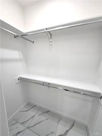 a close view of closet