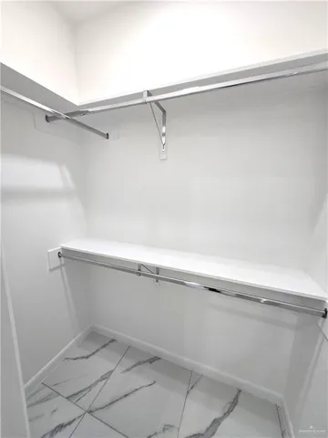 a close view of closet