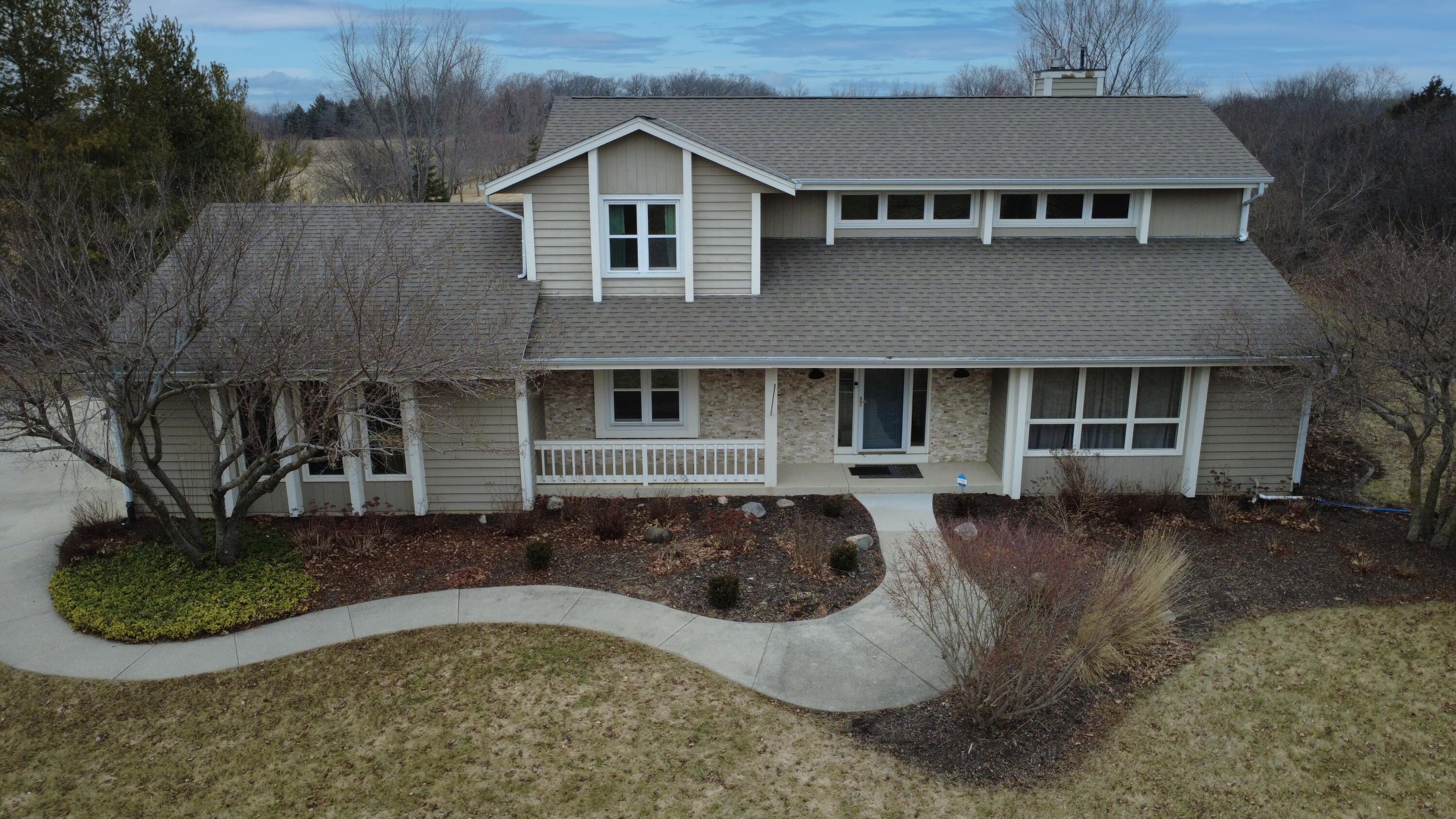 12918 Bell Road Caledonia, WI 53108 - Photo 1 of 24 Front Aerial