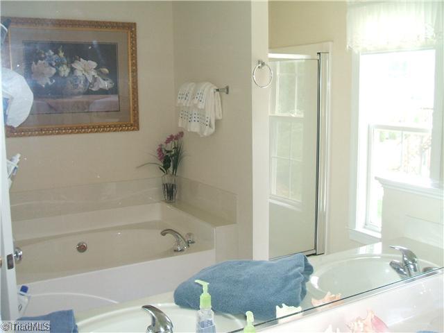 344 Clay Flynt Road Kernersville, NC 27284 - Photo 14 of 15 Master Bath/Spa. Large garden tub, separate shower and twin lavatories.