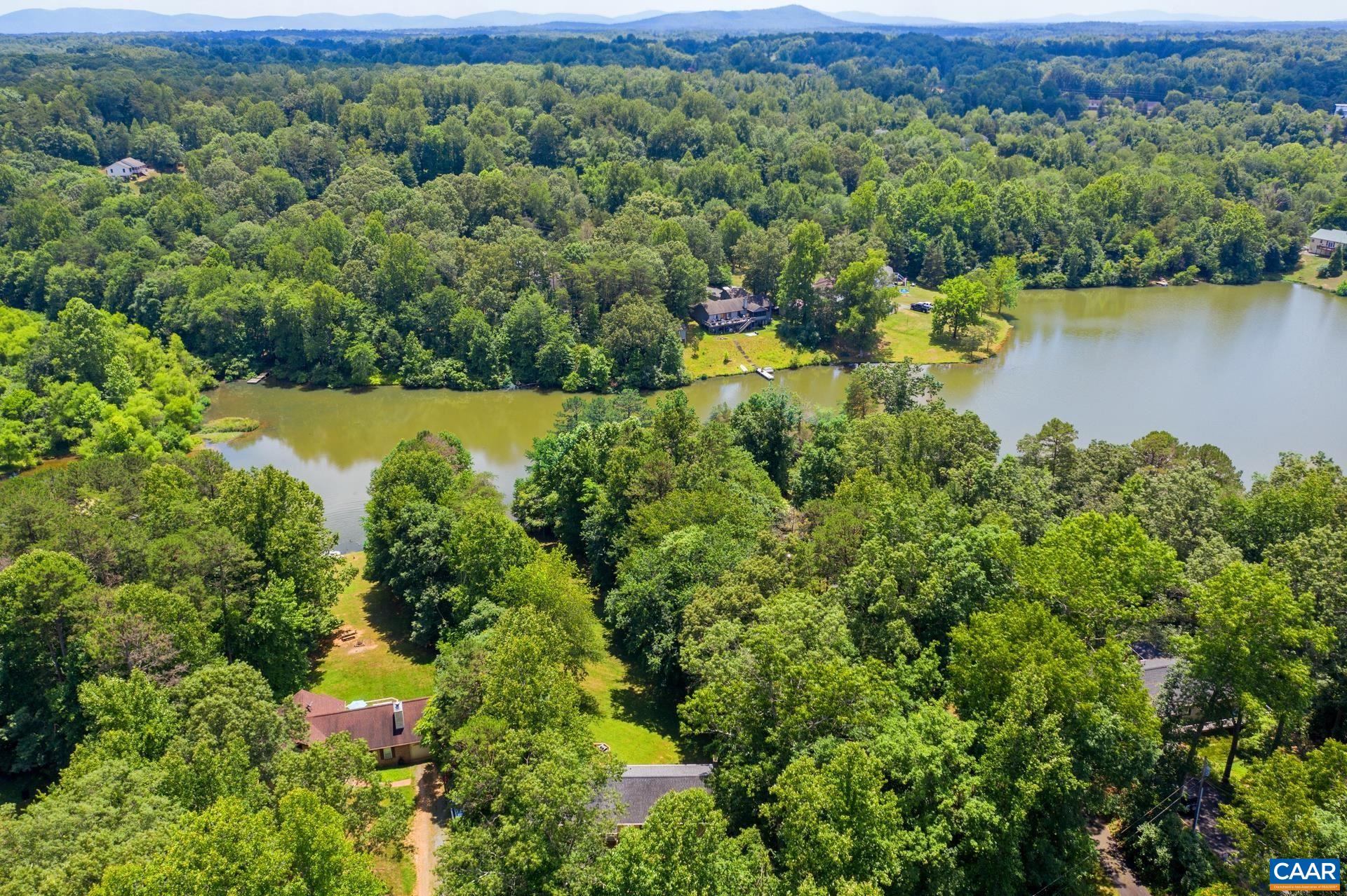 793 Geranium Road Ruckersville, VA 22968 - Photo 31 of 31 an aerial view of residential house with outdoor space and trees all around