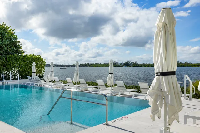 a view of a room with gym equipment and a large window