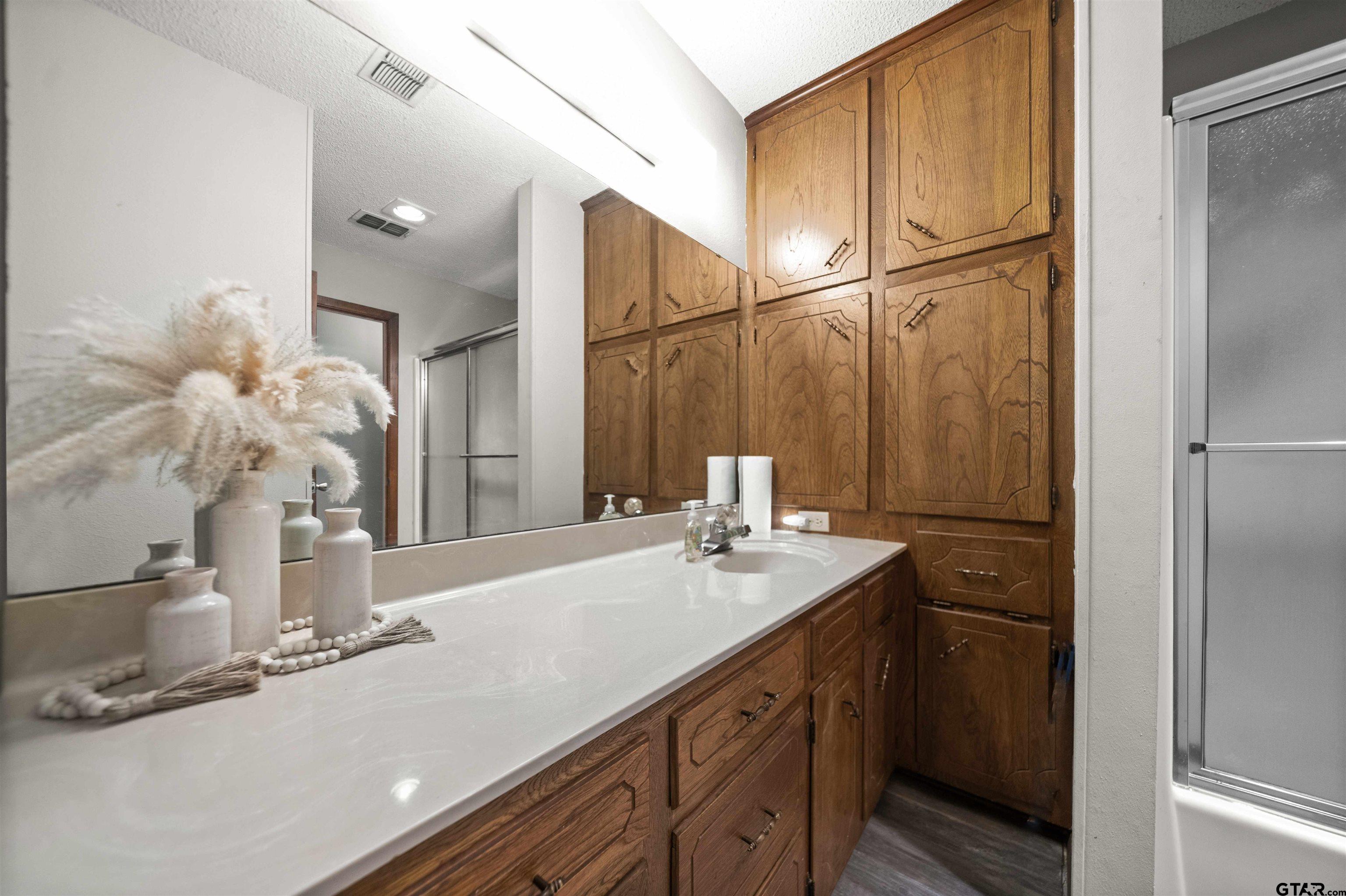 13518 Larry Lane Tyler, TX 75709 - Photo 20 of 28 a bathroom with a sink and a mirror