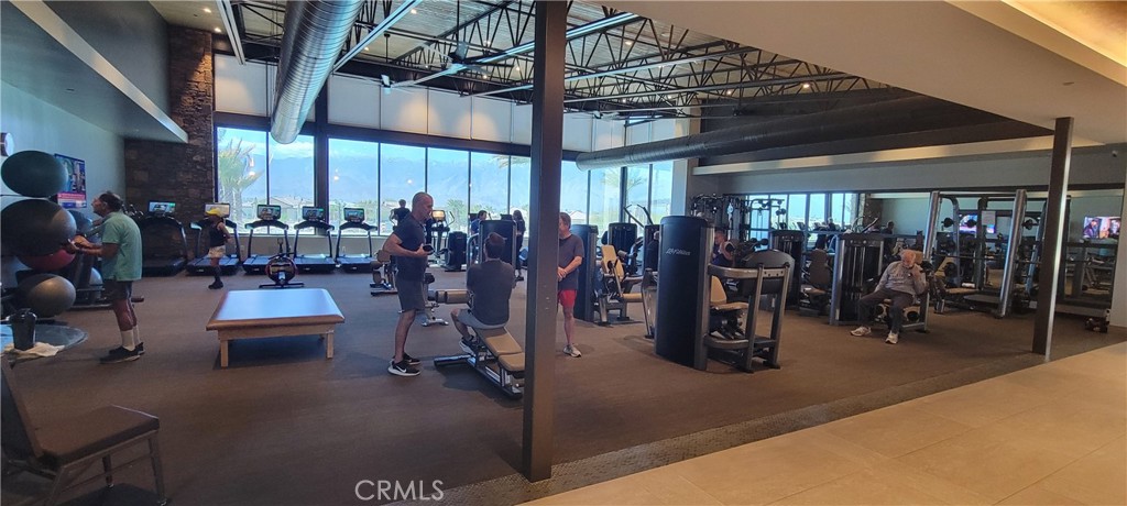 82 Burgundy Rancho Mirage, CA 92270 - Photo 41 of 42 a view of a room with gym equipment