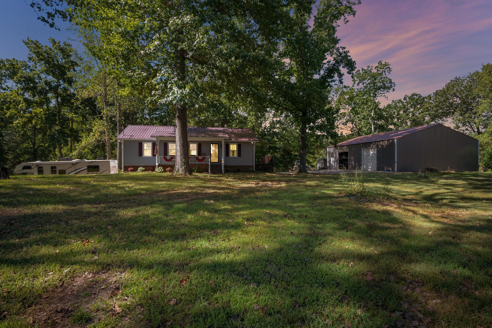 5835 Dog Creek Road Primm Springs, TN 38476 - Photo 26 of 37 a view of a house with a big yard