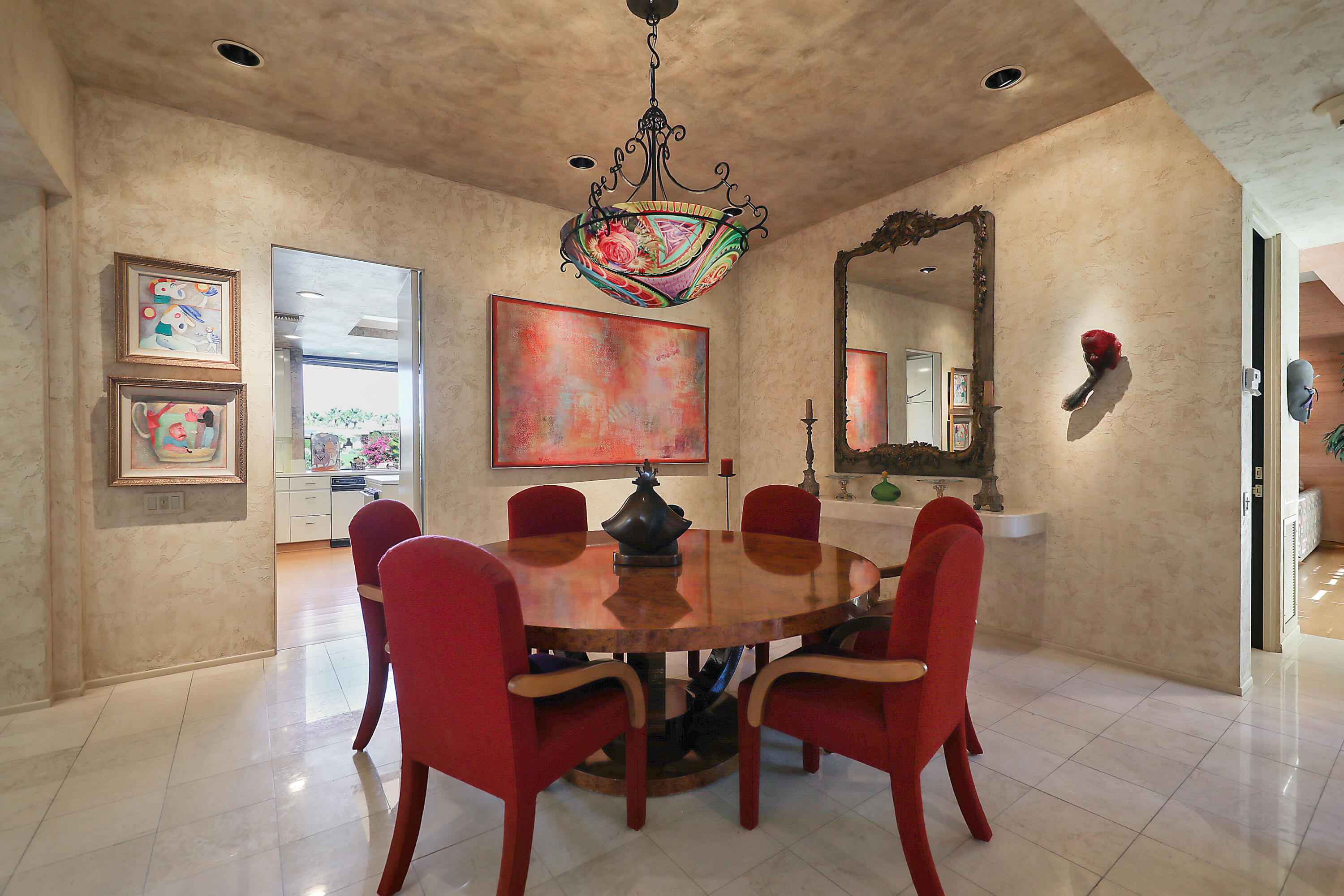 44 Fincher Way Rancho Mirage, CA 92270 - Photo 18 of 56 a view of a dining room with furniture