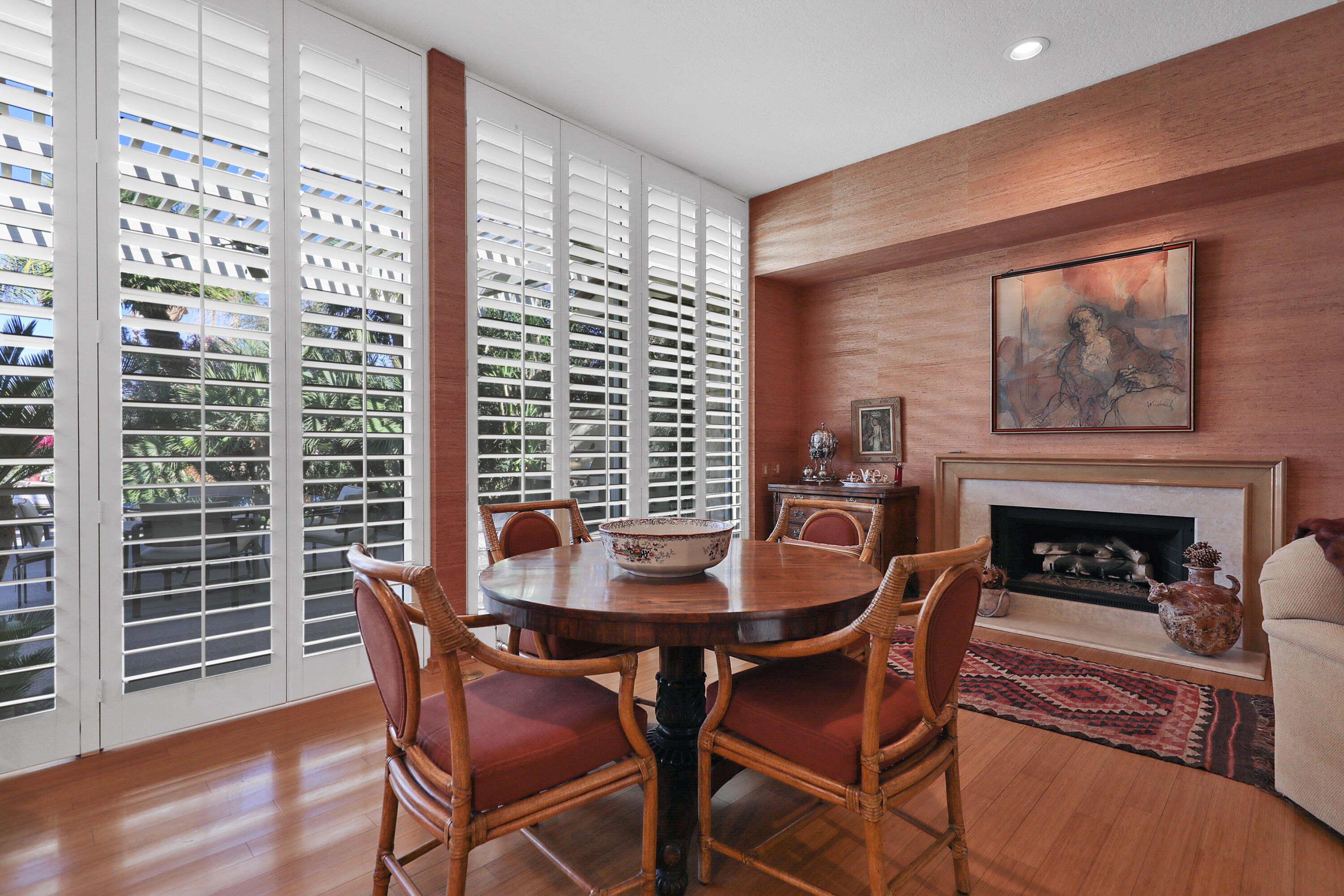 44 Fincher Way Rancho Mirage, CA 92270 - Photo 25 of 56 a dining room with furniture and window