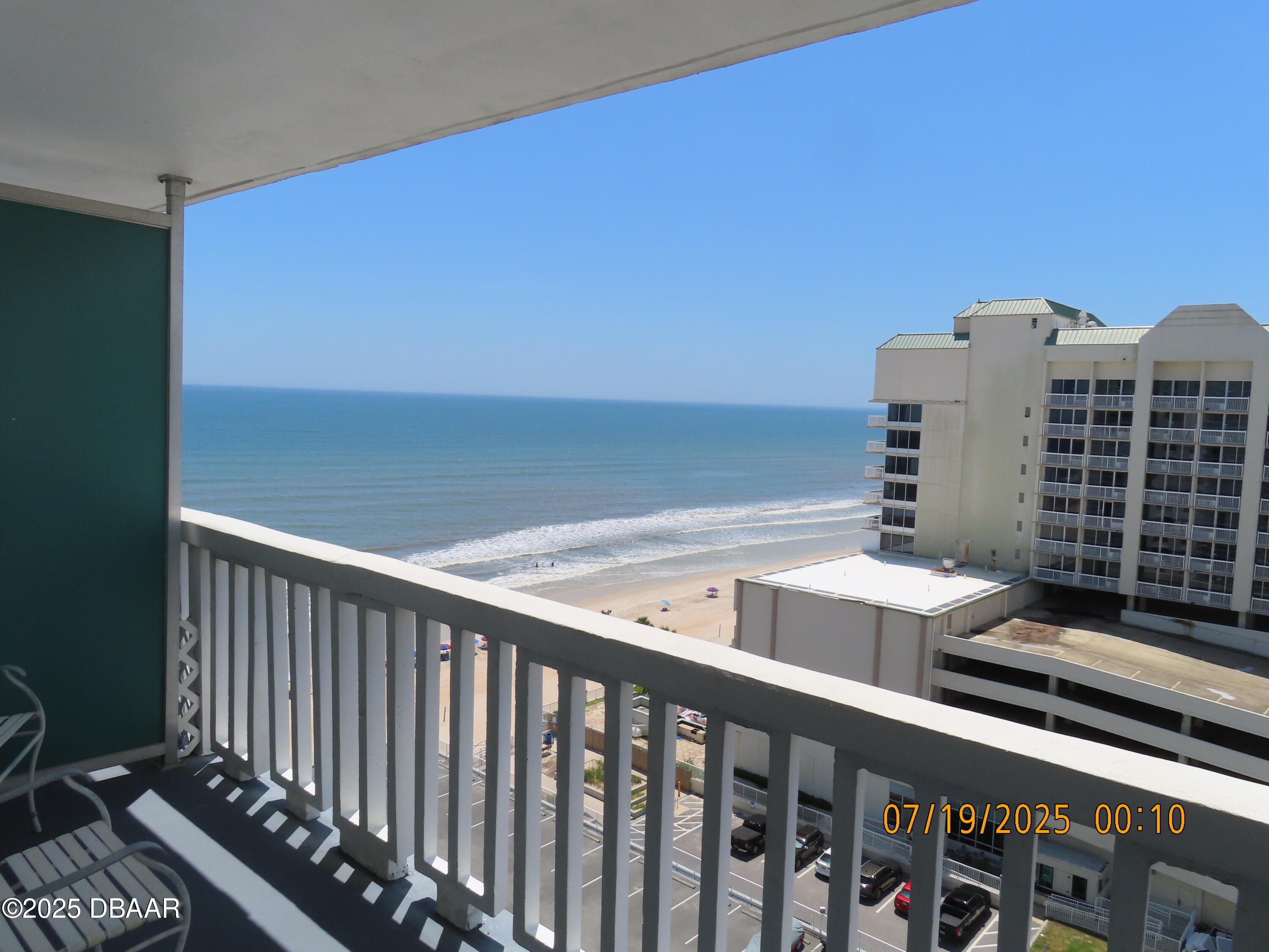 2800 North Atlantic Avenue, Unit 1206 Daytona Beach, FL 32118 - Photo 16 of 27 a view of balcony with wooden floor